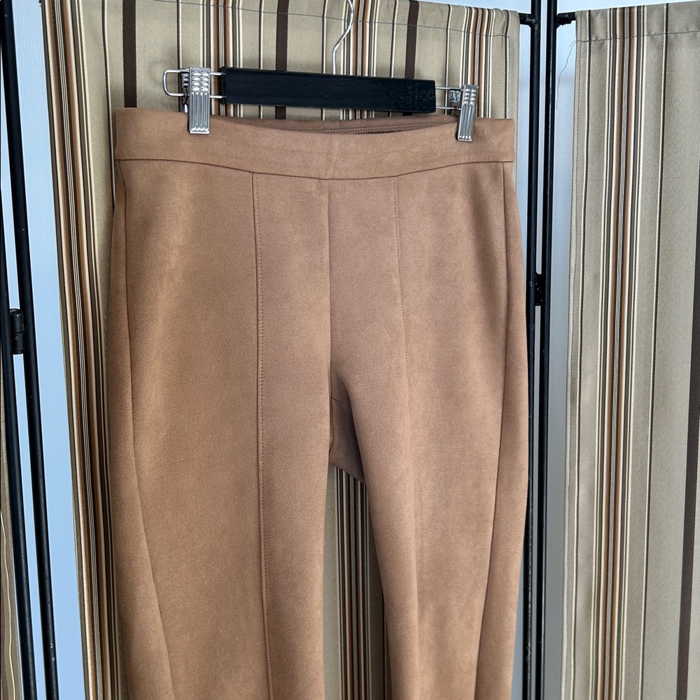 Faux suede leggings